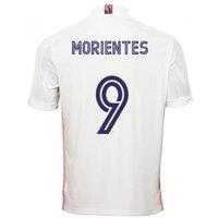 Real Madrid Men's Mens 2020 - 2021 Adidas Home Football Shirt - Morientes 9 in White | Size: 3XL
