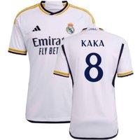 Real Madrid Men's Mens 2023 - 2024 Home Shirt - Kaka 8 in White | Size: 3XL