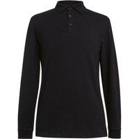 Brook Taverner Men's Frederick Long-Sleeved Polo Shirt in Black | Size: Small