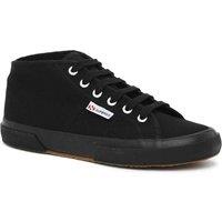 Superga Men's 2754 Cotu Mid Cut Trainers in Black | Size: 2.5