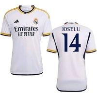 Real Madrid Men's Mens 2023 - 2024 Home Shirt - Joselu 14 in White | Size: 3XL