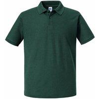 Russell Men's Authentic Pique Polo Shirt in Bottle Green | Size: 3XL