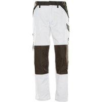 Mascot Men's Temora Light Work Trousers in White | Size: 40.5R