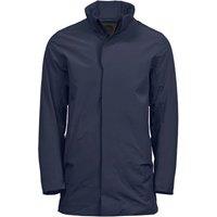 TEE JAYS Men's All Weather Parka in Mid Navy | Size: Large