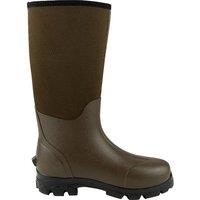 Jack Pyke Men's Ashcombe Neoprene Wellington Boots in Brown | Size: 8