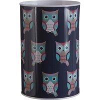 Orsina Happy Owls Large Money Tin in Blue