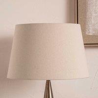 Ruma Coastal Natural Cream Tapered Lamp Shade for Table Lamps & Floor Lamps in Beige | Size: 16 inches