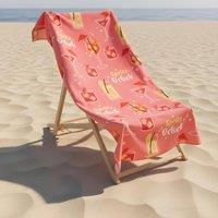 OHS Aperol Spritz Beach Towel Bath Travel Quick Dry Microfibre Absorbent