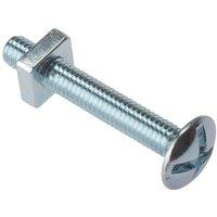 Forgefix Roofing Bolt Zp M8 X 160Mm Bag 10 in Silver