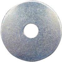 Forgefix Flat Penny Washer ZP M8 x 25mm in Silver