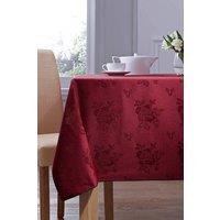 Martex Cezanne 100% Polyester Tablecloth - 137 x 137cm in Burgundy | Size: 137 x 137 cm