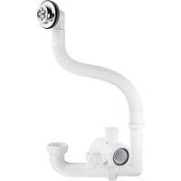 McAlpine 50mm Seal AntiSyph Bath Trap Flex Oflow - FSK10V Backflow Preventio in White