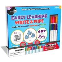 Spicebox Imagine It Early Learning Write & Wipe in Blue