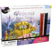Spicebox Imagine It Princess Stencil Stories in White