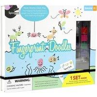 Spicebox Imagine It Fingerprint Doodles in White