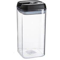 Argon Tableware Food Storage Container with Flip Lock Lid - 1.2 Litre in Black