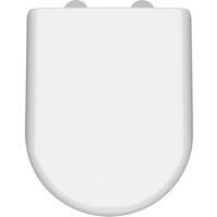 Balterley Luxury D Shape Top Fix Soft Close - White