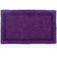 Homescapes Luxury Extra Large Bath Mat Reversible 1600GSM 100% Cotton, 70 x 120cm in Purple | Size: 70 x 120 cm