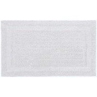 Homescapes Luxury Bath Mat Reversible 100% Cotton 1600GSM, 50 x 80cm, Extra Soft in White | Size: 50 x 80 cm