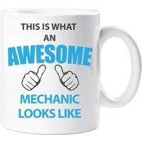 60 SECOND MAKEOVER This Is What An Awesome Mechanic Looks Like Mug in White