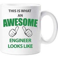 60 SECOND MAKEOVER This Is What An Awesome Engineer Looks Like Mug in White