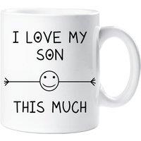 60 SECOND MAKEOVER I Love My Son This Much Mug in White