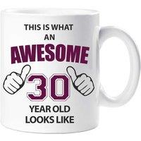 60 SECOND MAKEOVER Awesome 30 Year Old Mug in White