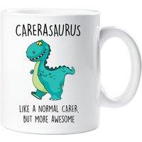 60 SECOND MAKEOVER Carerasaurus Mug in White