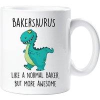 60 SECOND MAKEOVER Bakersaurus Mug in White