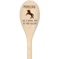 60 SECOND MAKEOVER Mum Unicorn Spoon Funny Wooden Spoon in Beige