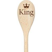 60 SECOND MAKEOVER King Spoon Funny Wooden Spoon in Beige