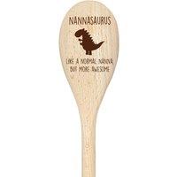 60 SECOND MAKEOVER Nanna Dinosaur Spoon Funny Wooden Spoon in Beige