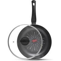 Tower SmartStart Multi-Pan, Classic 28cm, DISHWASHER Safe, Non-Stick in Black