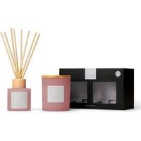 Aroma Naturals Frosted Decadence Candle & Diffuser Gift Set - Pink Cherry & Vanilla | Size: Medium