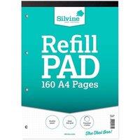 Silvine Dot Grid Layout A4 Refill Pad (Pack Of 6) in Turquoise