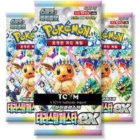 That Chunky Yellow Mouse Pokemon Prismatic Evolutions Korean Terastal Festival Packs x 3