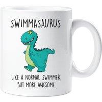 60 SECOND MAKEOVER Swimmasaurus Mug in White