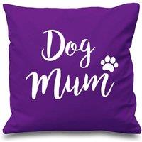 60 SECOND MAKEOVER Dog Mum Cushion Cover 16 x 16 in Purple | Size: 40 cm x 40 cm