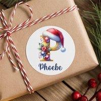60 SECOND MAKEOVER 25 x Personalised Christmas Labels Bauble
