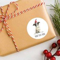 60 SECOND MAKEOVER 25 x Personalised Christmas Labels Papillon