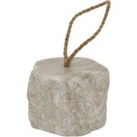 Hill Interiors Stone Doorstop in White