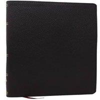 Thomas Nelson KJV, Personal Size New Testament, Black Genuine Leather, Red