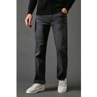Maine Men's Washed Black Stretch Straight Leg Jeans | Size: 40R