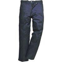 Portwest Men's Preston Workwear Trousers (2885) Pants in Navy | Size: 40R