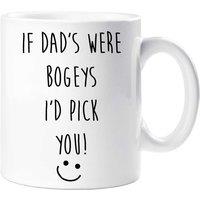 60 SECOND MAKEOVER Men's If Dad's Were Bogeys I'd Pick You Mug in White