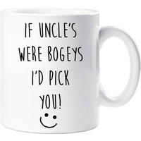 60 SECOND MAKEOVER Men's If uncle's Were Bogeys I'd Pick You Mug in White