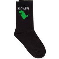 60 SECOND MAKEOVER Men's Popsasaurus Like A Normal Pops, But More Awesome Black Calf Socks