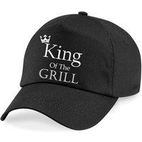 60 SECOND MAKEOVER Men's King Of The Grill Baseball Cap BBQ in Black