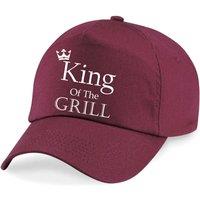 60 SECOND MAKEOVER Men's King Of The Grill Baseball Cap BBQ in Brown