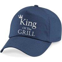 60 SECOND MAKEOVER Men's King Of The Grill Baseball Cap BBQ in Navy